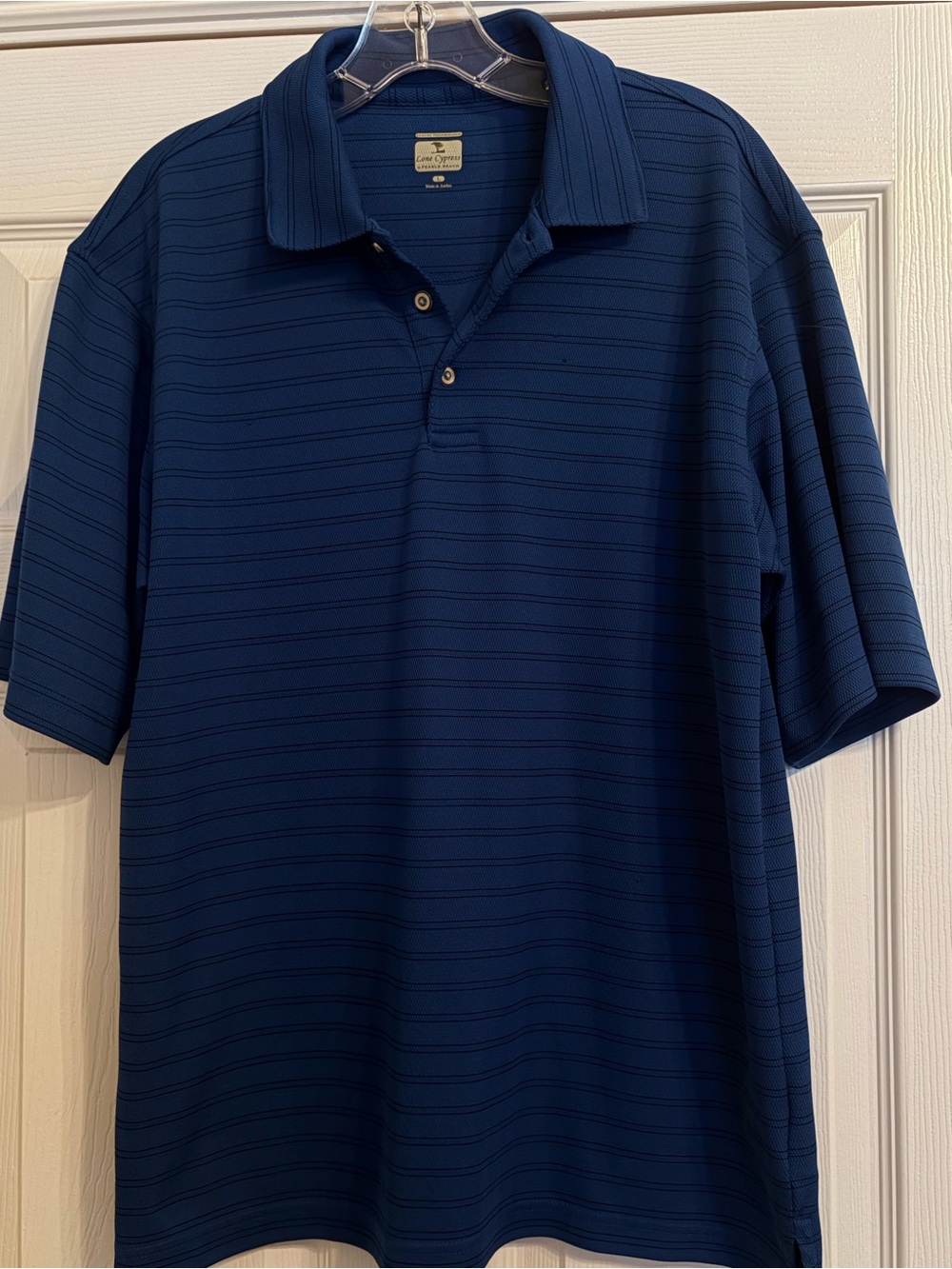 Pebble Beach Men's Navy Blue Short Sleeve Polo